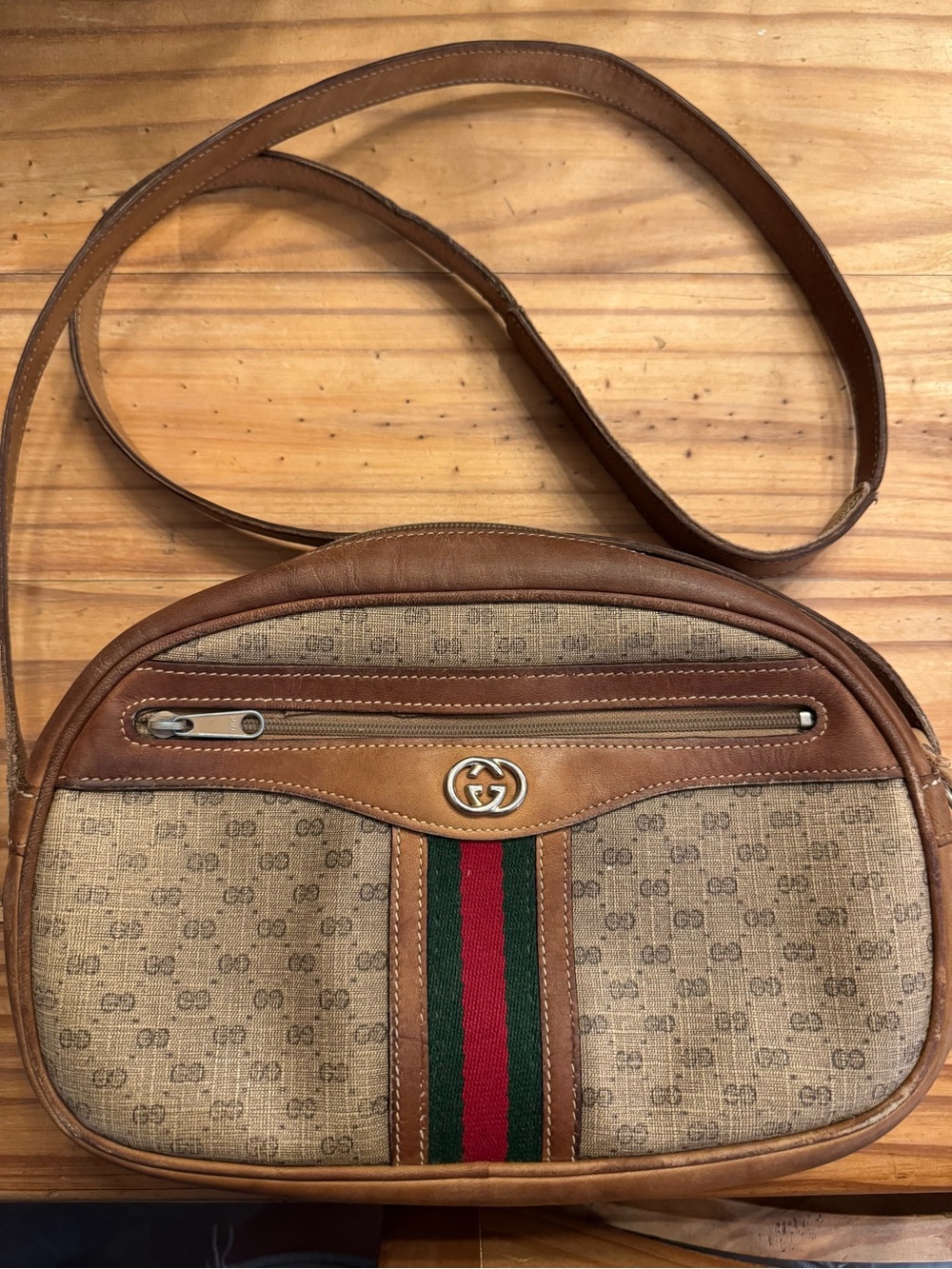 Authentic Vintage Gucci Ophidia Micro GG Camera Crossbody Bag